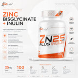 EVOLabs® Zink Bisglycinat + Inulin 100 Kapseln - EVOLabs